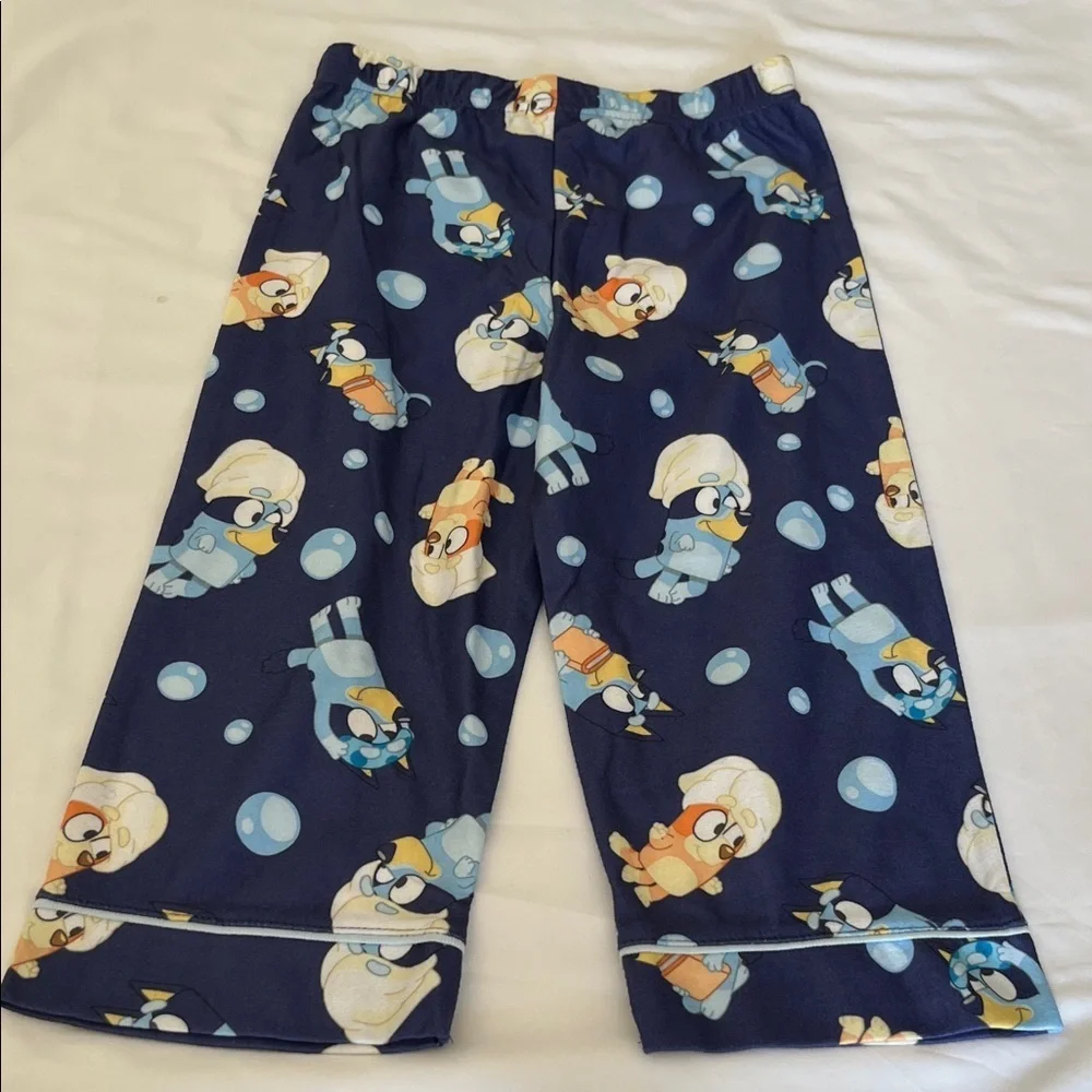 Children's Navy Blue Character Print Pajama Set